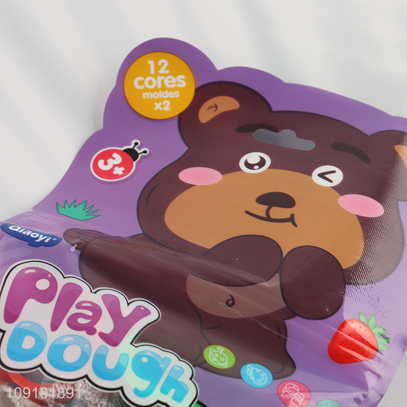 Online wholesale 12colors kids plasticine toys play dough set