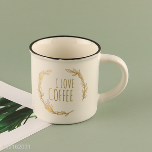 Good selling <em>ceramic</em> home water <em>cup</em> drinking <em>cup</em> with handle