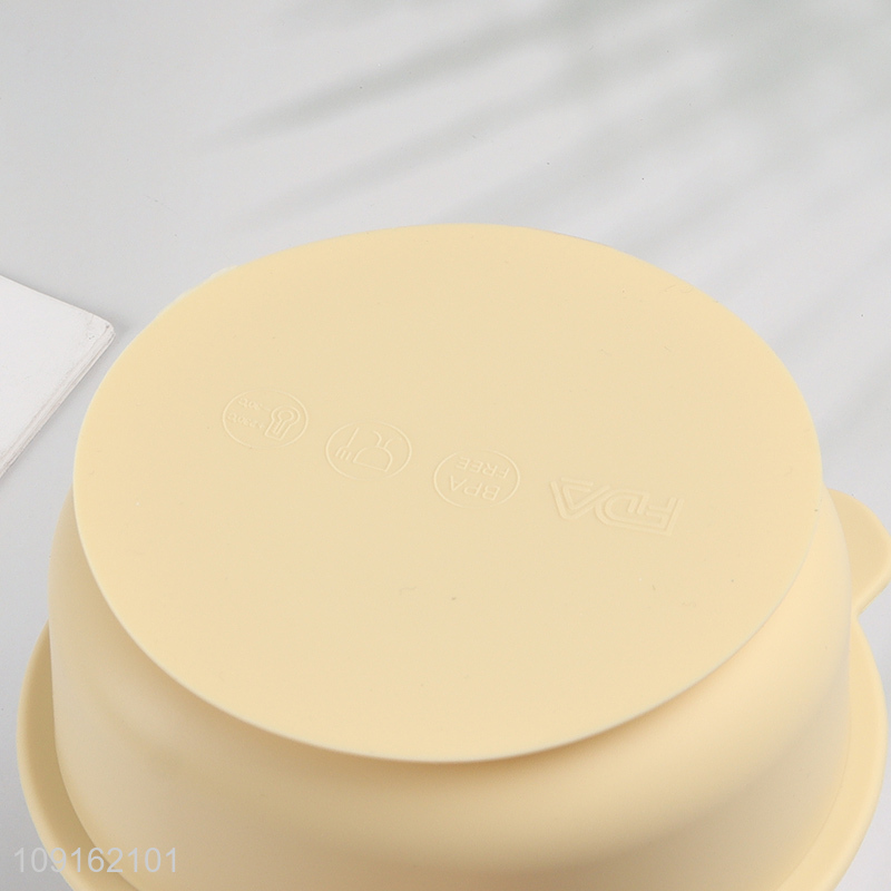 Good Quality BPA Free Food Grade Silicone Baby Feeding Bowl for Toddlers