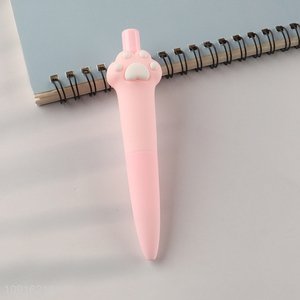 China supplier school office cat paw chubby pen writing pen