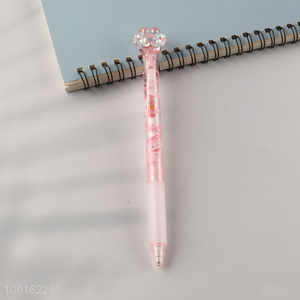 Factory price school students crytal cat paw mechanical <em>pencil</em>