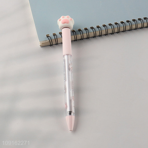 Low price cat paw decompression pen students writing pen