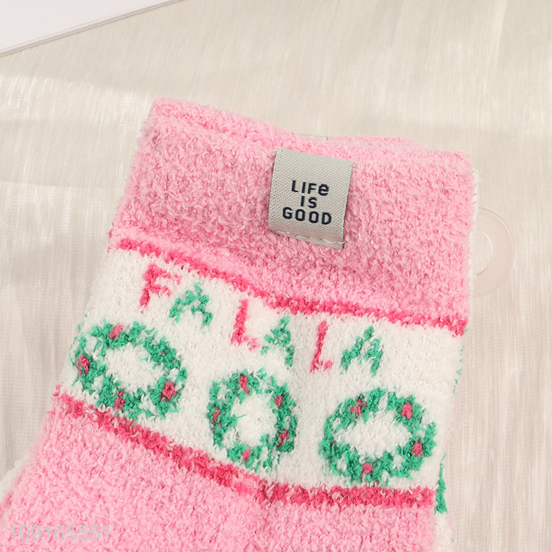 Good Quality 4 Pairs Women's Fuzzy Socks Winter Warm Cozy Ankle Socks