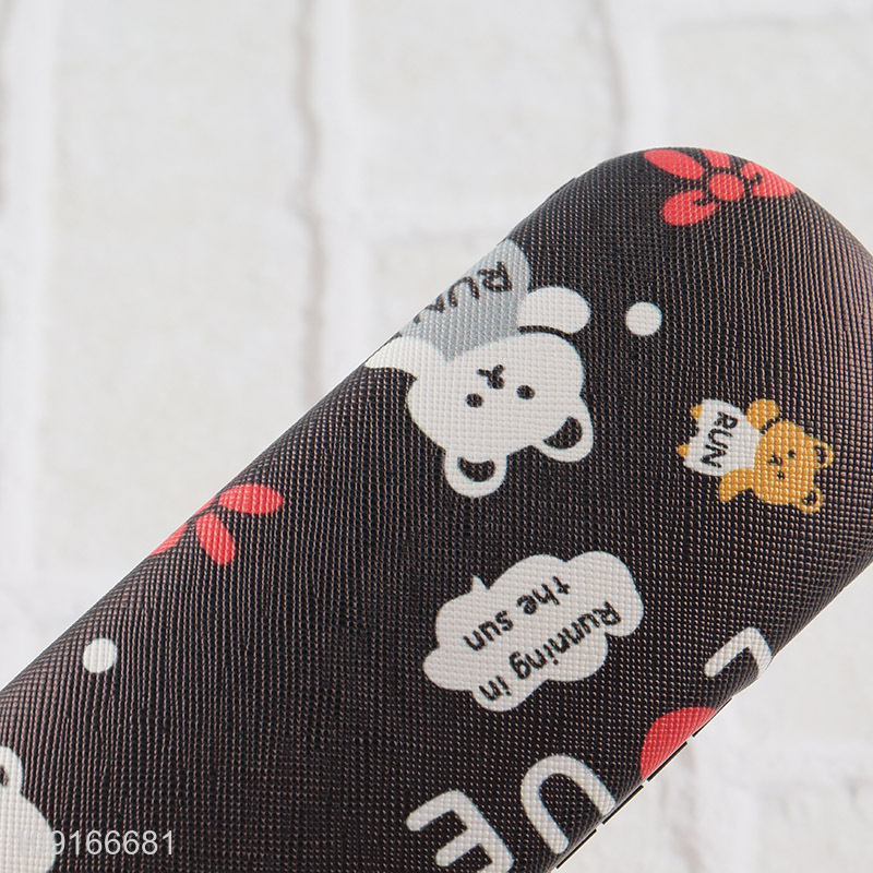 Low price bear printed glasses box glasses case sunglasses case