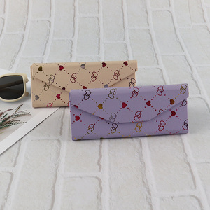 Factory price multicolor triangle glasses box glasses case sunglasses case