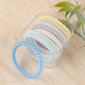 Hot selling candy color <em>hair</em> rope <em>hair</em> <em>band</em> hiar accessories <em>hair</em> decoration