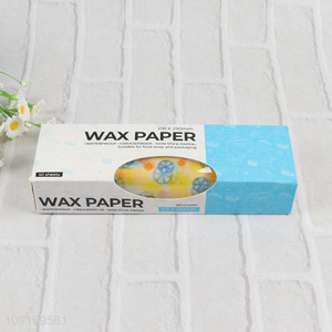 High Quality 50PCS Wax Paper  Waterproof Grease Proof Non-Stick Wax Paper