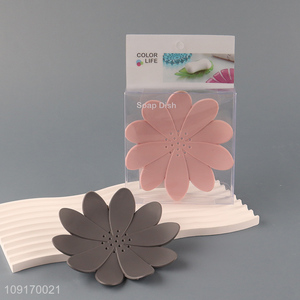 Good price flower shape bathroom accessories <em>soap</em> dish for sale