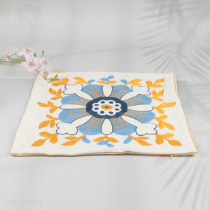 Factory Supply Embroidered Cotton Throw <em>Pillow</em> Covers Cotton Tufted <em>Pillow</em> Covers