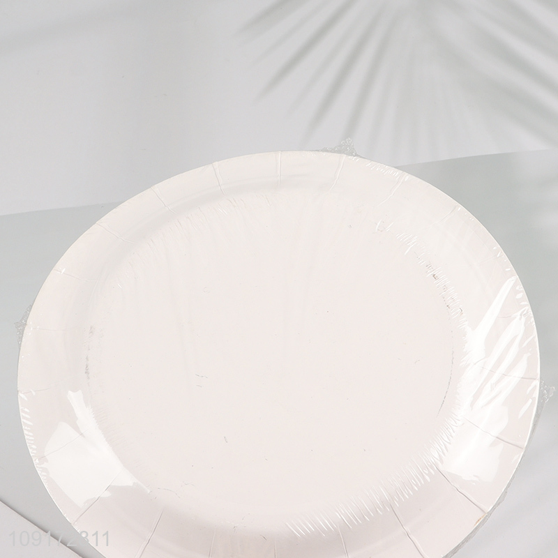 High Quality 20 Pieces Ramadan Mubarak Paper Plates Disposable Paper Cake Plates