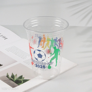 Good Quality Disposable Plastic Cups Club World Cup Coffee Cups