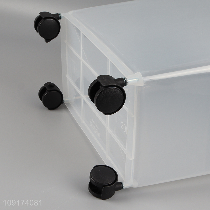New Arrival Plastic Airtight Dog Food Storage Container with Wheels