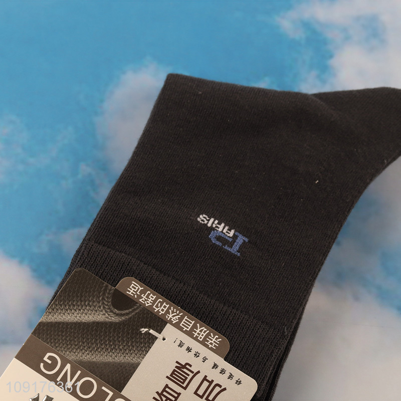 Top selling breathable deodorization men cotton socks crew socks wholesale