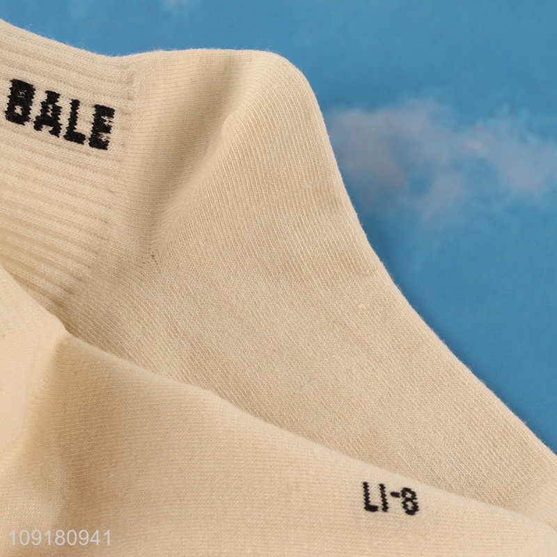 Low price women polyester ankle socks low cut socks