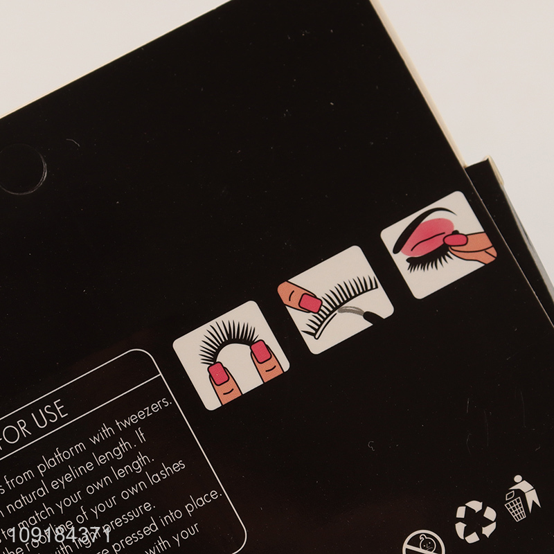 Good quality natural soft 3d false eyelash fake eyelash