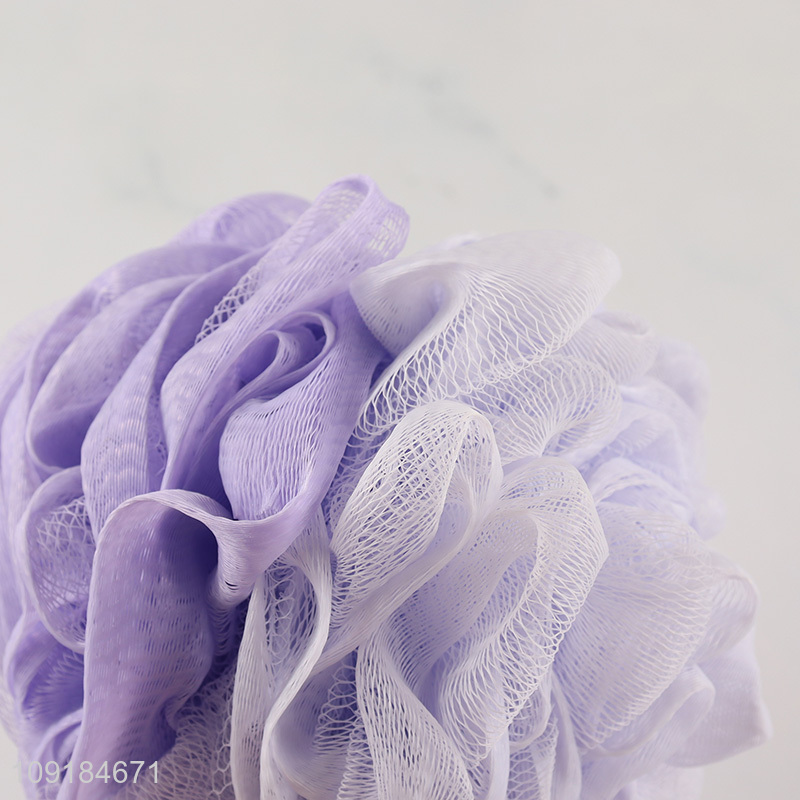 Top selling reusable bath supplies bath ball bath flower wholesale