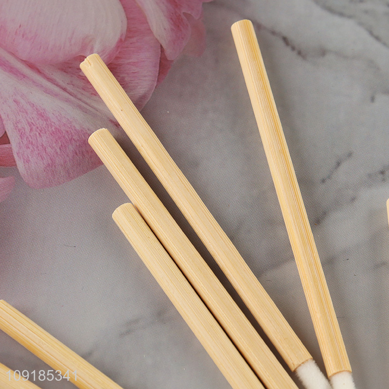 Low price bamboo stick makeup tool lip brush lip stick