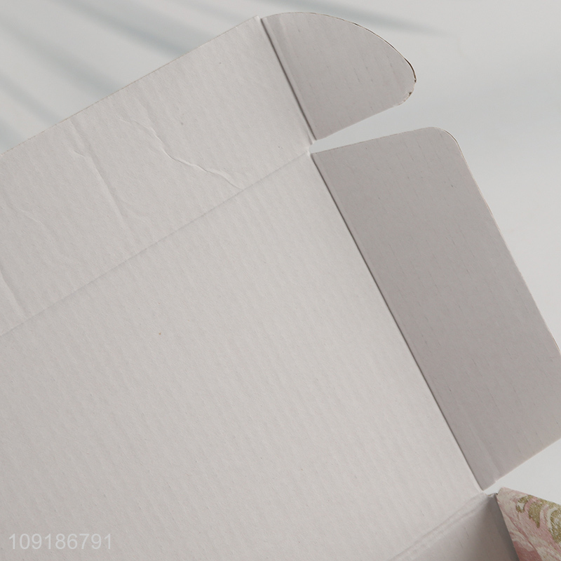 Hot Selling 2PCS Custom Logo Corrugated Cardboard Box Corrugated Mailer Box Set