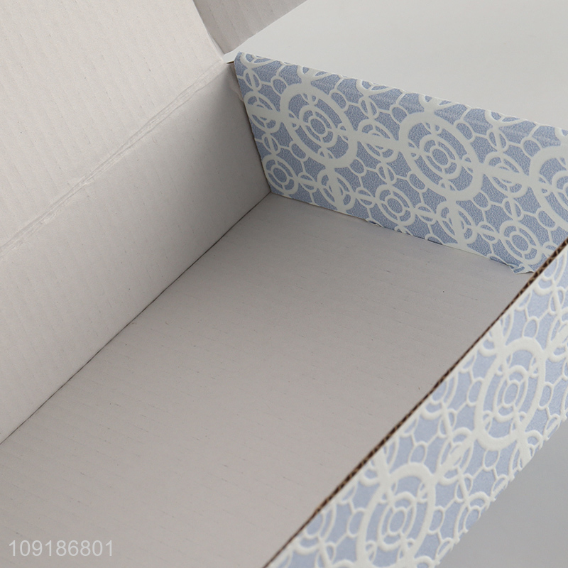 Factory Supply 2PCS Custom Logo Corrugated Shipping Box Corrugated Packing Box Set