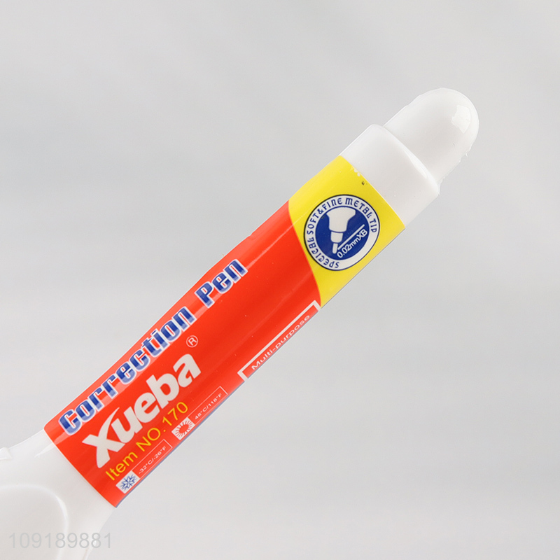 Good Quality 6ml Non-Toxic Correction Fluid Correction Pen for Kids Students