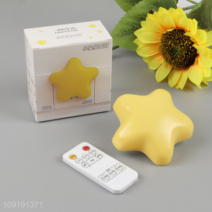 China products star shape yellow household night lights night <em>lamp</em>