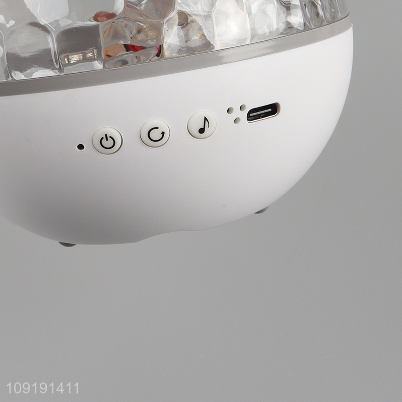 Good quality household charging water caustics projector lights with music box