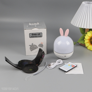 Hot items cartoon rabbit projection lamp with remote control