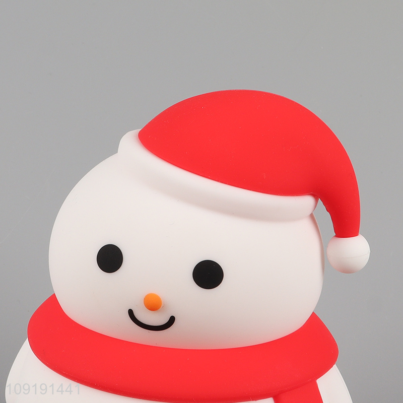 Low price cartoon snowman shape home night lights night lamp for sale