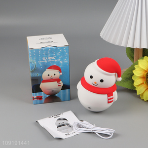 Low price cartoon snowman shape home night lights night lamp for sale