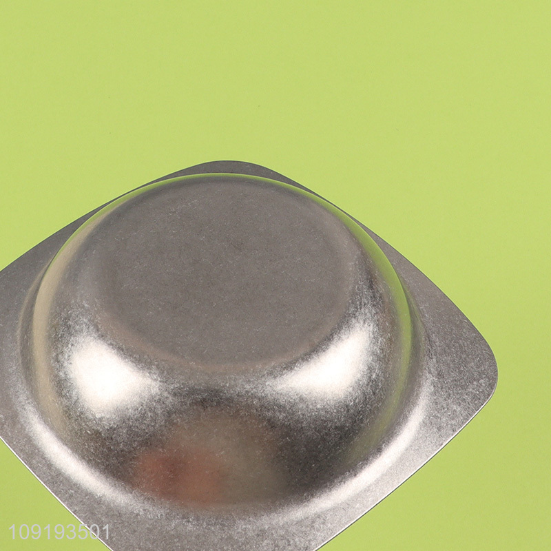 Hot selling square stainless steel sauce dish seasoning dish wholesale