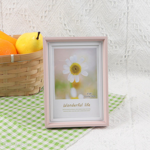 Factory price rectangle desktop decor 4*6inch <em>photo</em> <em>frame</em> picture <em>frame</em>