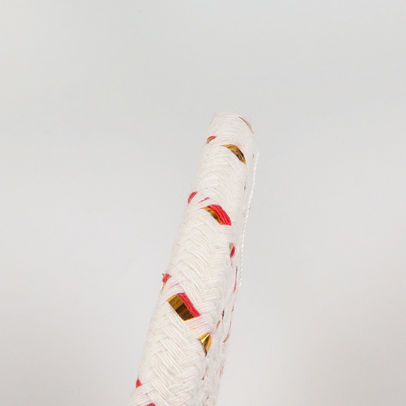 New arrival round cotton thread hot pad for home kitchen