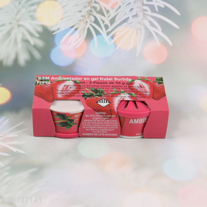 Best sale long lasting strawberry car air  freshener wholesale