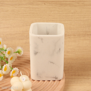 China factory square mouthwash cup toothbrush cup for <em>bathroom</em> <em>accessories</em>