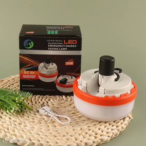 High Quality DC 5V 50W Type C Rechargeable Led Emergency <em>Lamp</em> Outdoor Camping <em>Light</em>