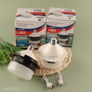 Factory Supply 20 30W Usb Rechargeable Led Emergency <em>Lamp</em> Super Bright Camping <em>Light</em>