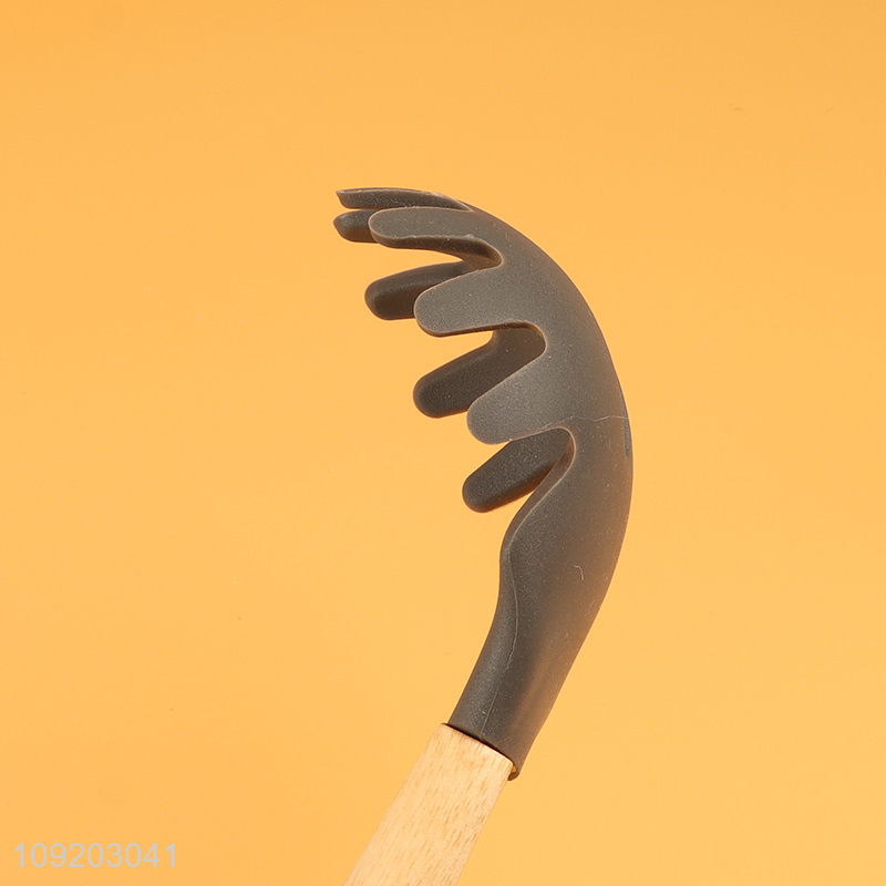 Best quality long handle home kitchen utensil spaghetti spatula for sale