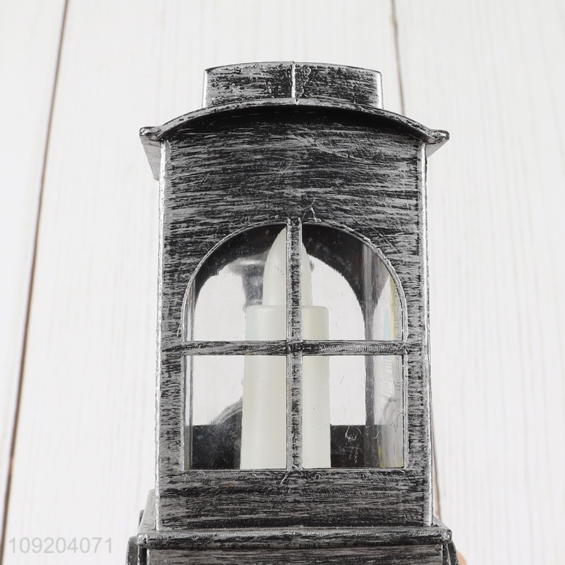 Top products train shape retro style led flame lights decorative lights