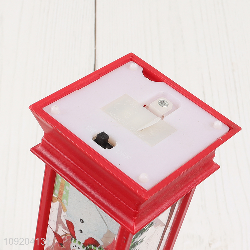 Hot products snowman christmas decoration led wind lights flame lights