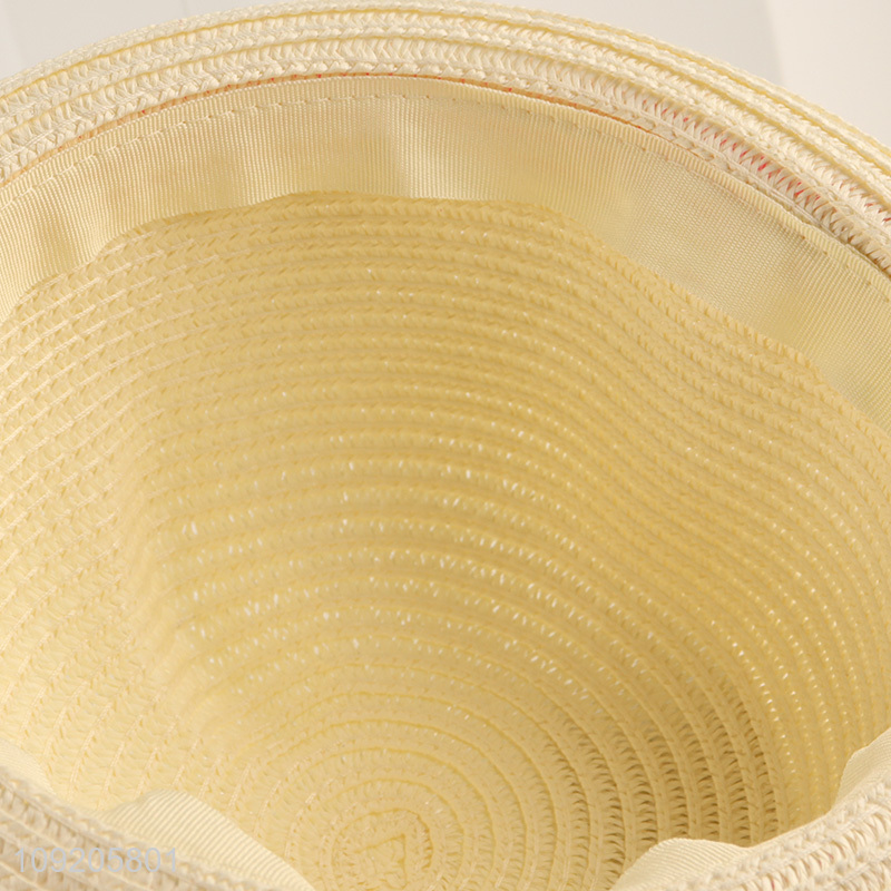 High Quality Kids Straw Hat Cat Sun Hat Toddler Straw Hat