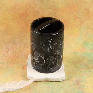 Hot items home hotel bathroom accessories ceramic <em>toothbrush</em> <em>holder</em> for sale