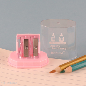 Hot Selling 2 Holes <em>Pencil</em> Sharpener Manual <em>Pencil</em> Sharpener Wholesale
