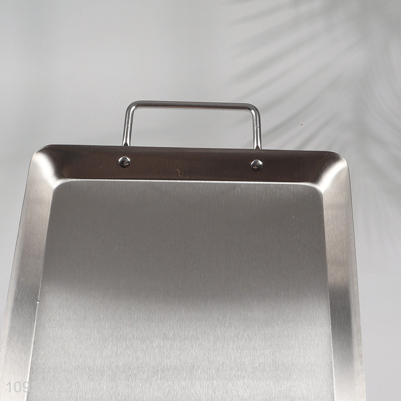 Hot items stainless steel chicken roaster barbecue roaster pan