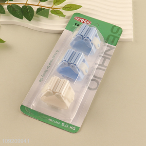 Good Quality 3 Pieces Adhesive <em>Mop</em> Holders Wall Mounted <em>Mop</em> Broom Holders