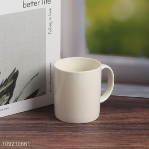 China products 330ml <em>ceramic</em> water <em>cup</em> drinking <em>cup</em> with handle