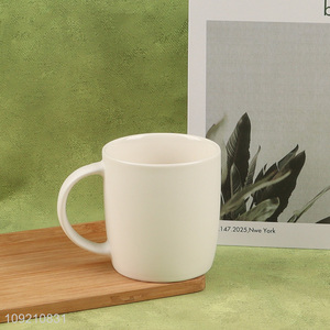 Hot items white <em>ceramic</em> 350ml water <em>cup</em> coffee <em>cup</em> matte water mug