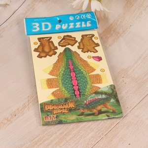 Popular products children diy dinosaur 3d <em>puzzle</em> toys jigsaw toys