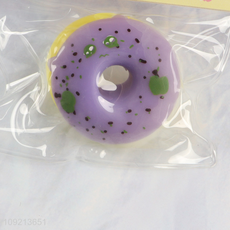 New arrival donut shape tpr squeeze toys decompression toys for sale