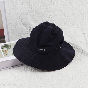 Factory Supply Wide Brim Bucket Hat Custom Logo Bucket Cap
