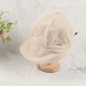 Factory Price Womens Wide Brim Sun Hat Fleece Lined Sunhat